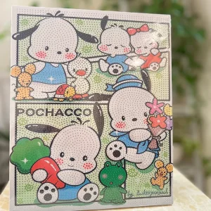 نقاشی الماسی سایز بزرگ 30*40 طرح پوچاکو