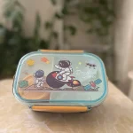 ظرف غذای سطلی دسته دار 3 رنگ