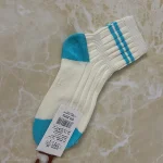 جوراب نیم ساق رنگ بندی خط دار